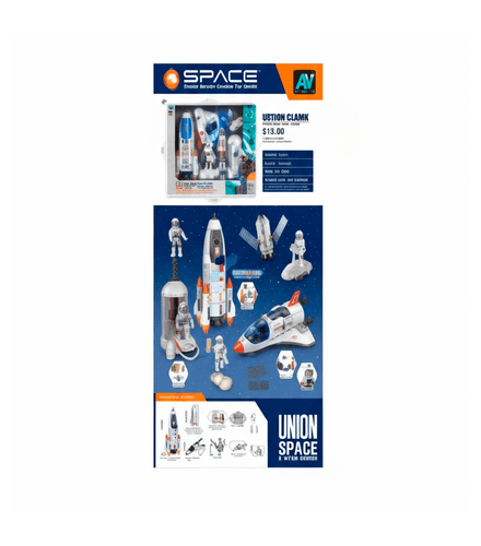 Jogo Foguete Espacial 5 Pecas